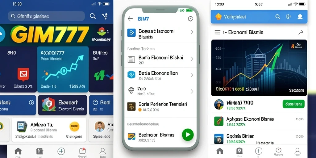 Tampilan antarmuka GIM777 yang intuitif dan informatif.