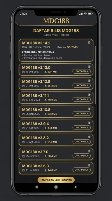 Riwayat Versi mdg188 untuk Pengguna Android Indonesia